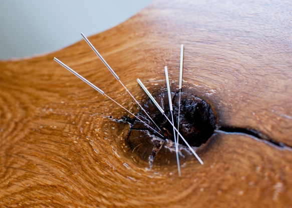 Needles on Wood